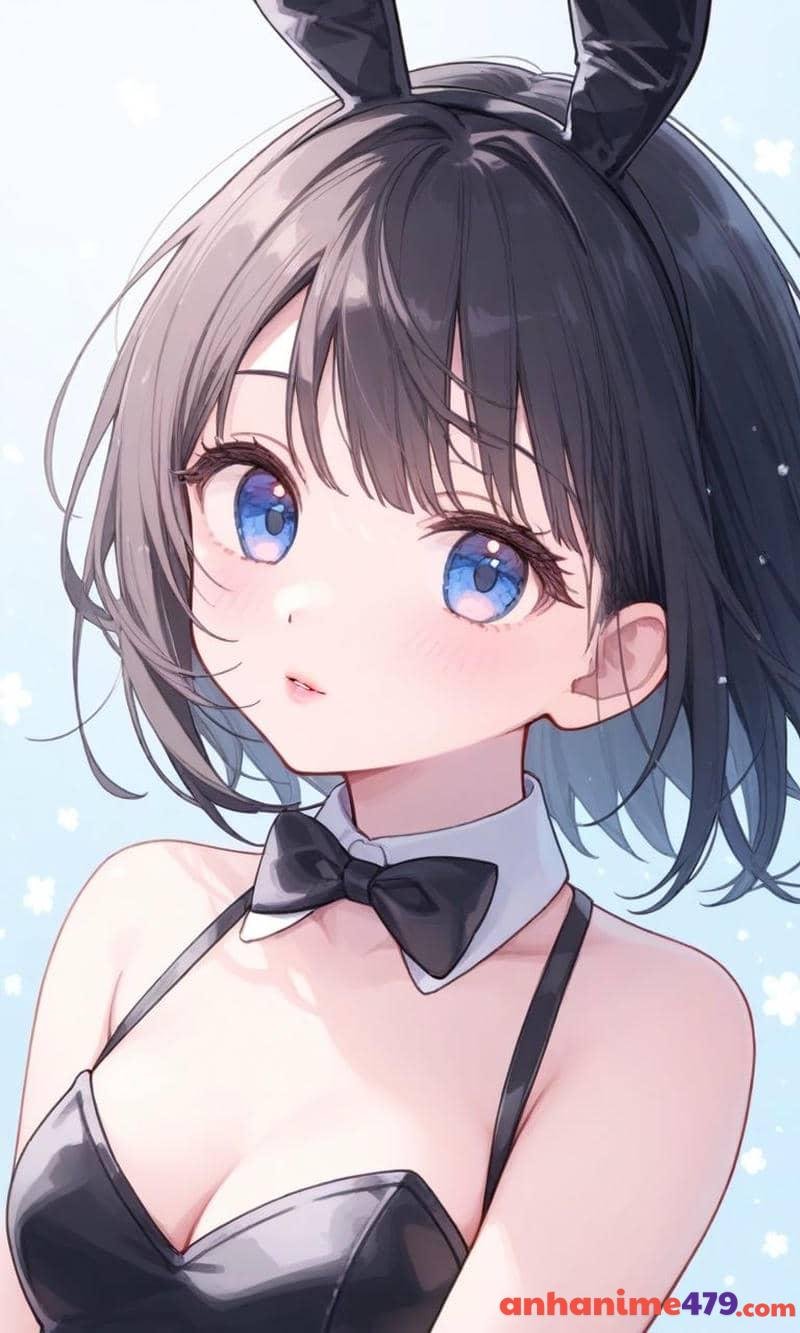 anime nữ tóc ngắn ảnh