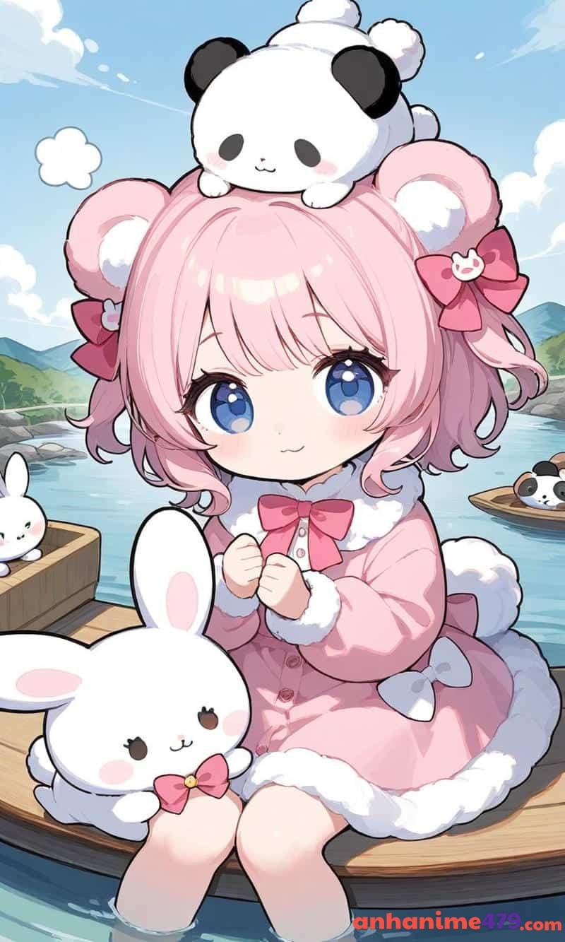 anime nữ tóc ngắn cute iu