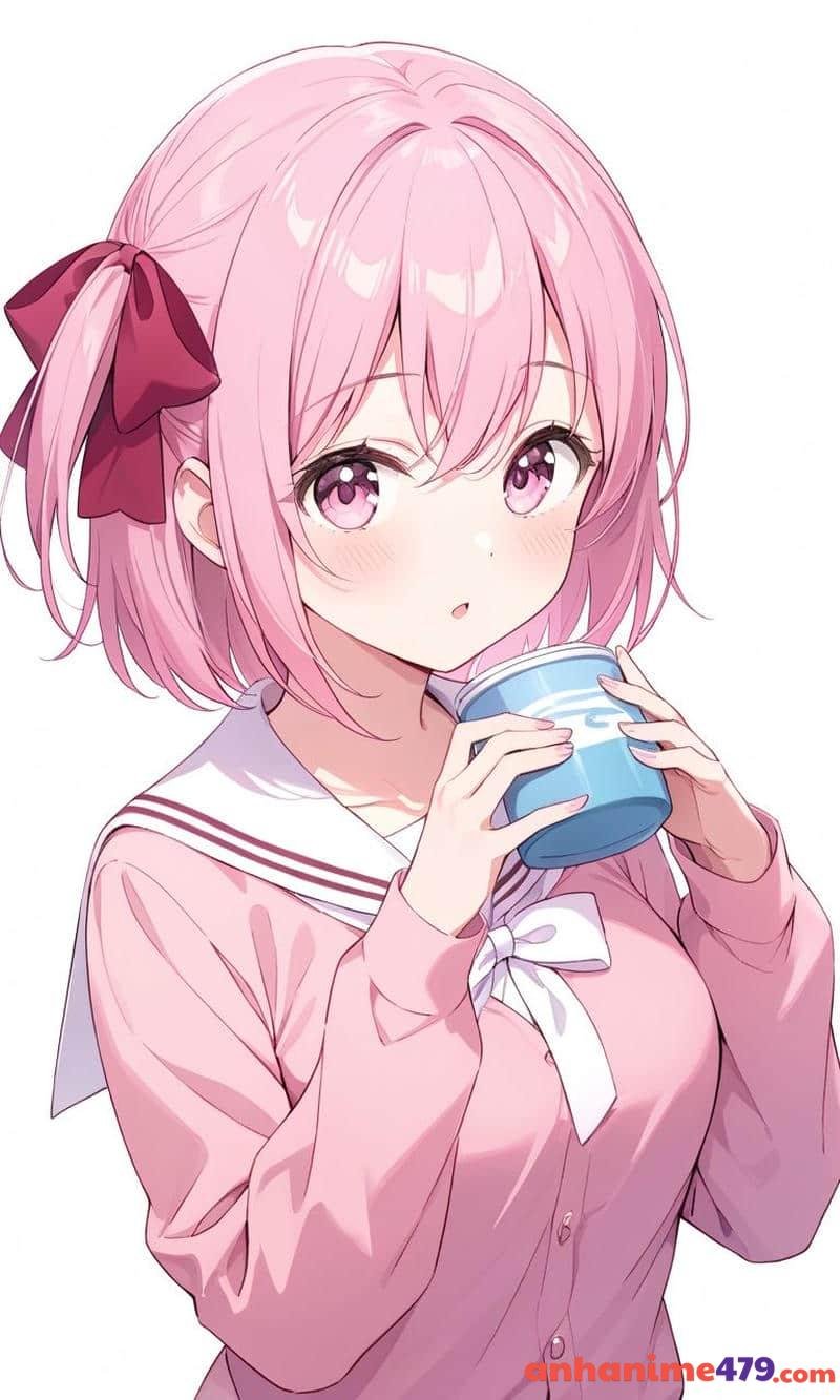 anime nữ tóc ngắn cute yêu