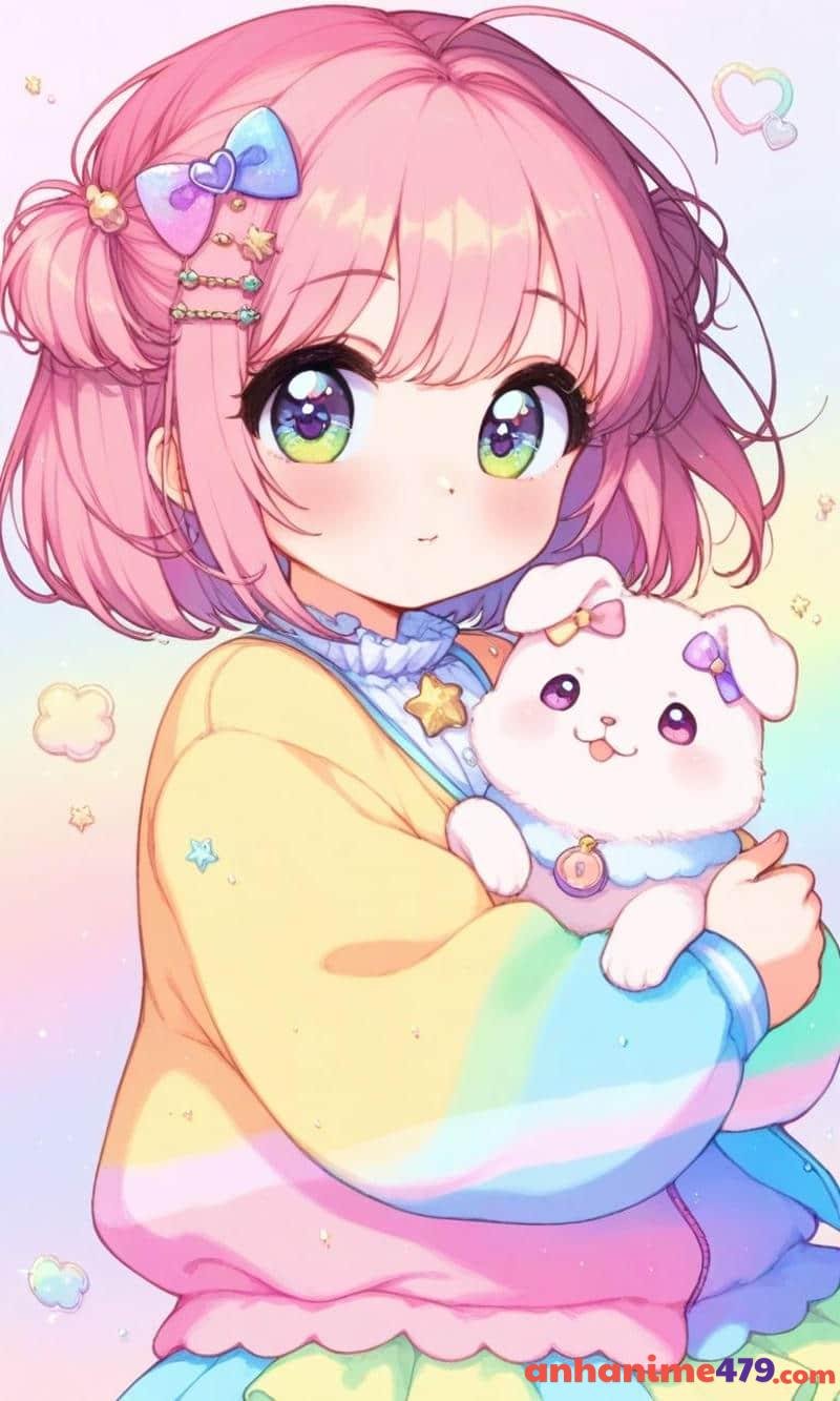 anime nữ tóc ngắn đáng iu