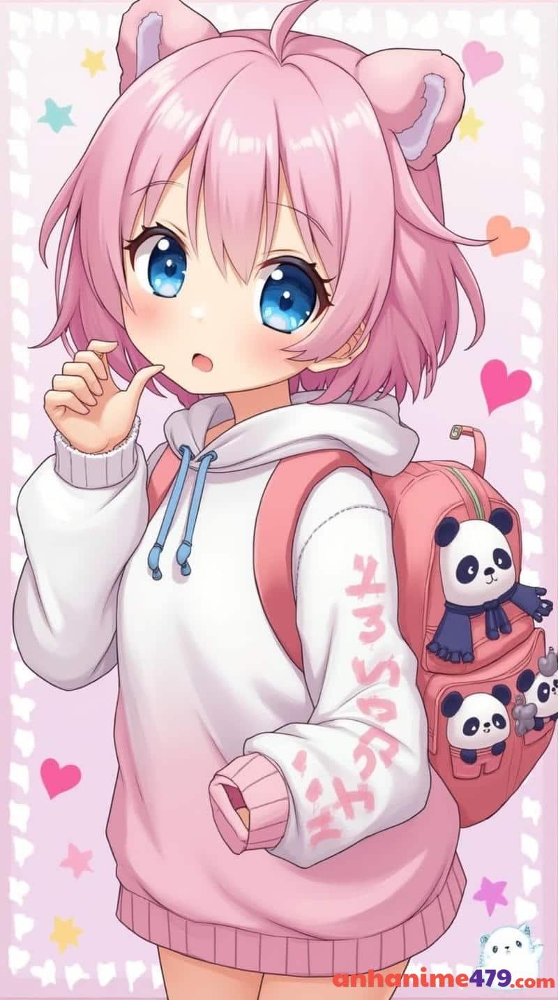 anime nữ tóc ngắn dang iu