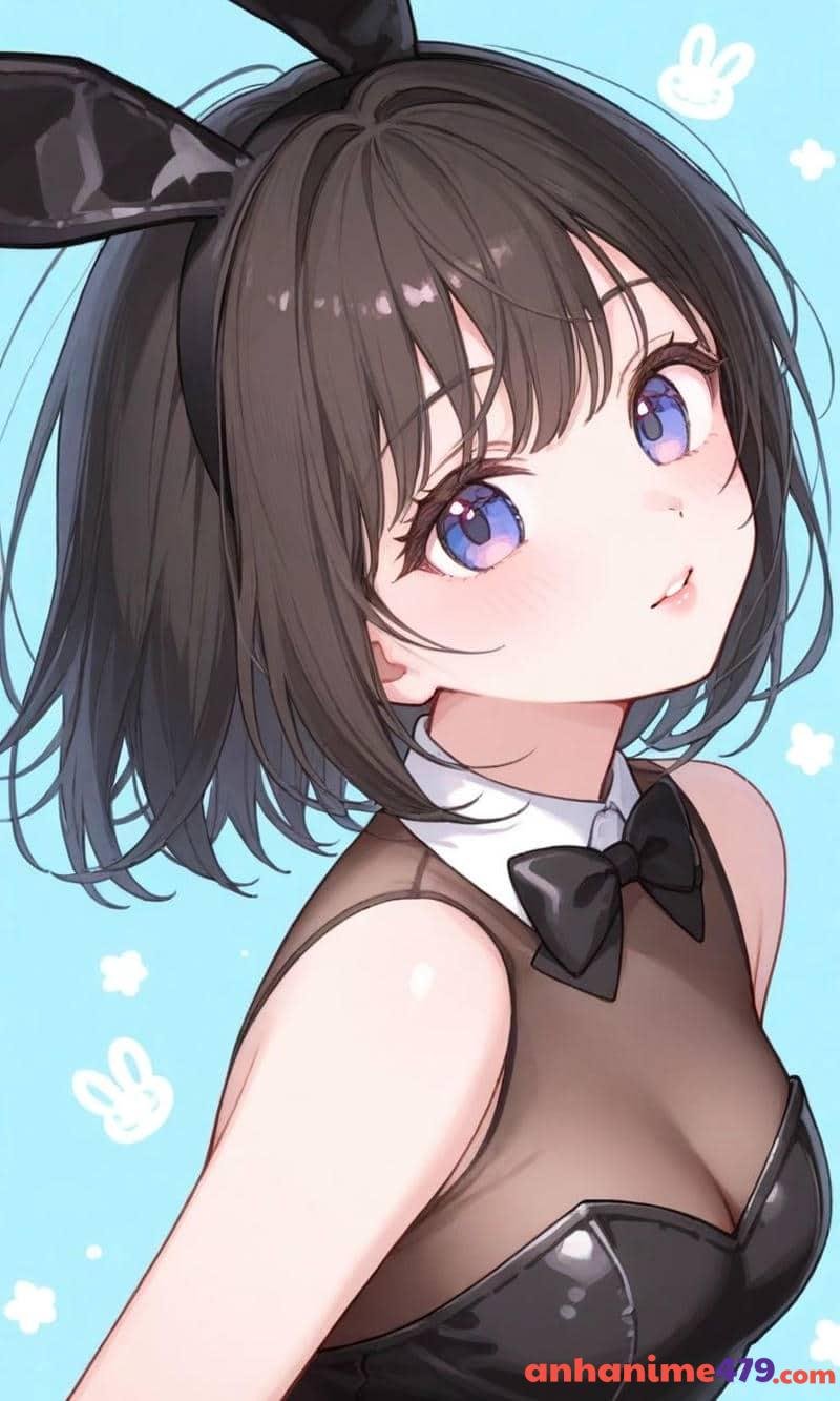 anime nữ tóc ngắn thỏ