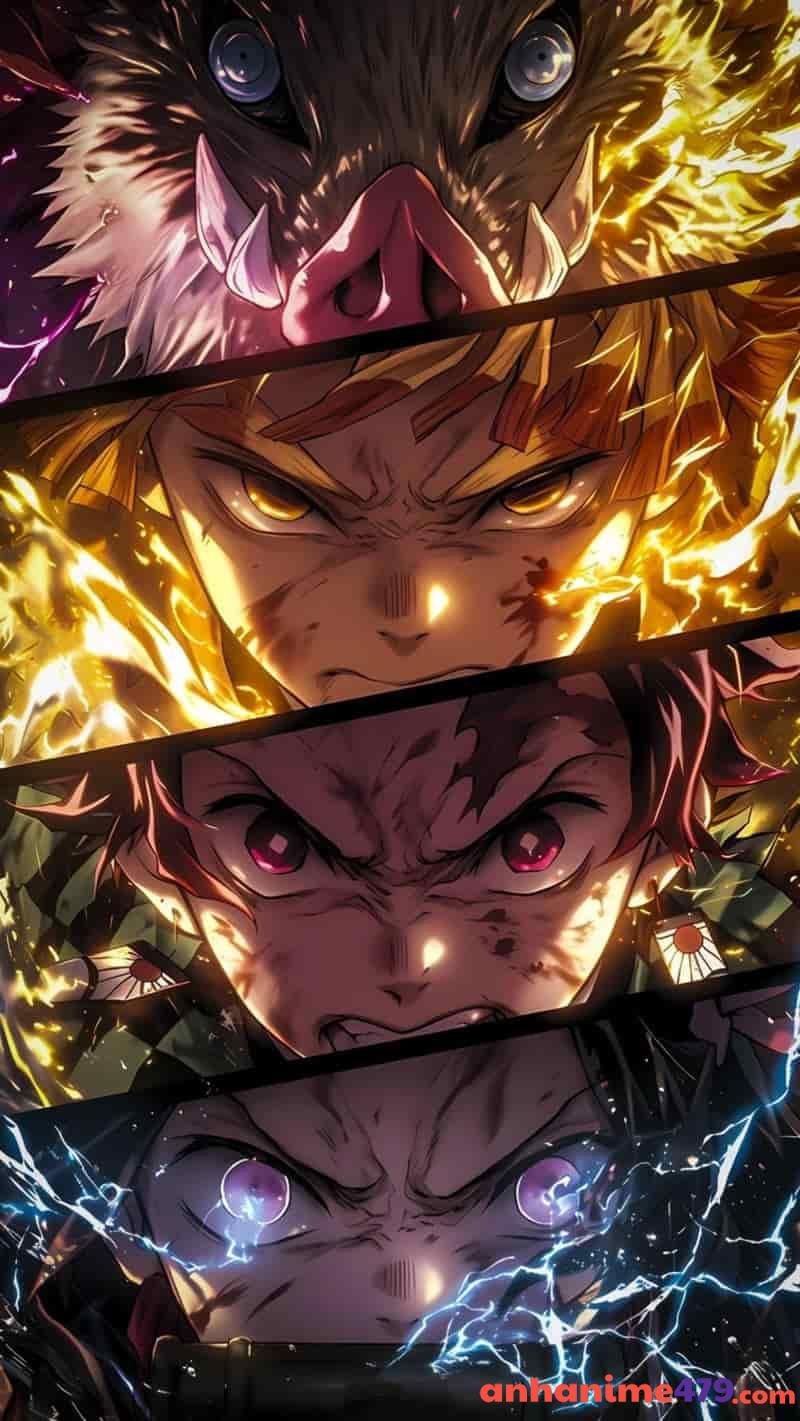 anime thanh gươm diệt quỷ mắt