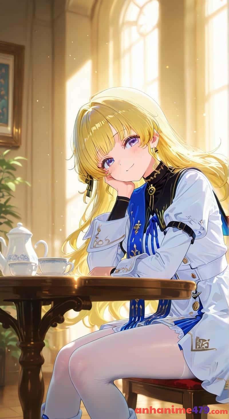 anime tóc vàng ảnh hình