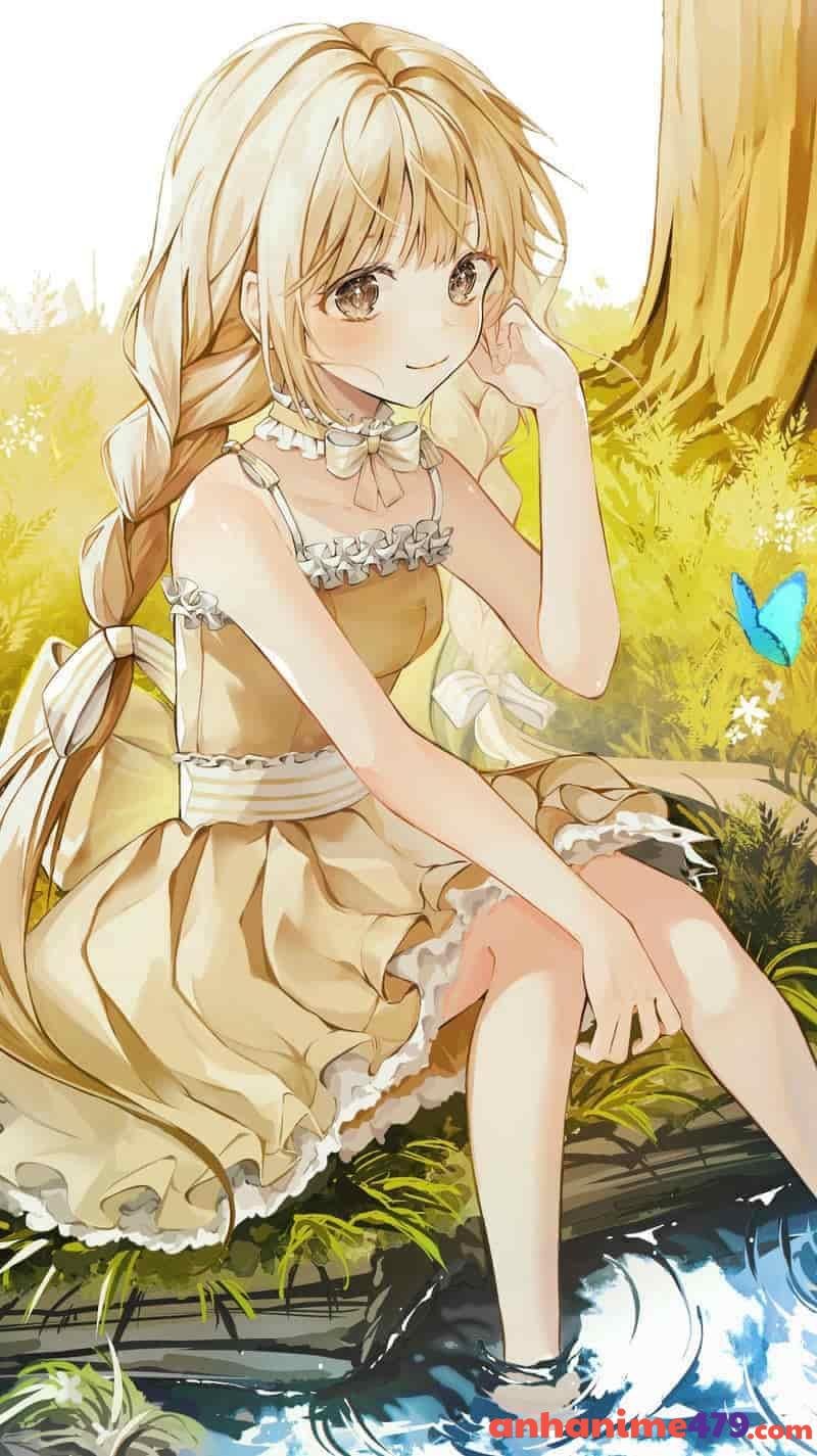 anime tóc vàng bé