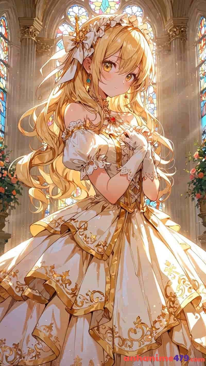 anime tóc vàng công chúa