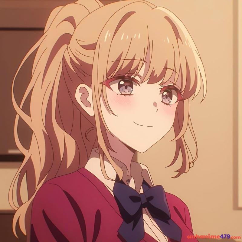 anime tóc vàng đẹp ảnh