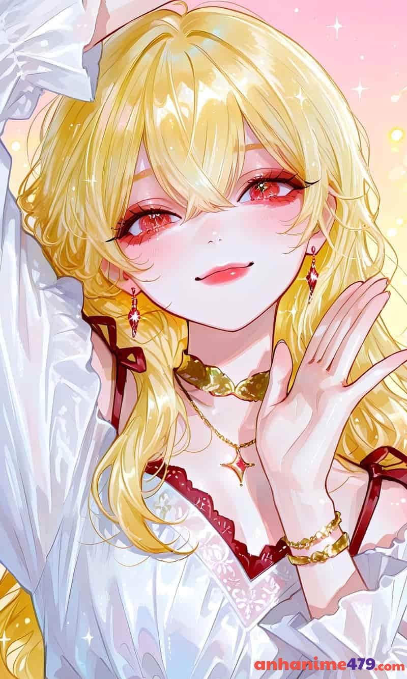 anime tóc vàng đẹp mê