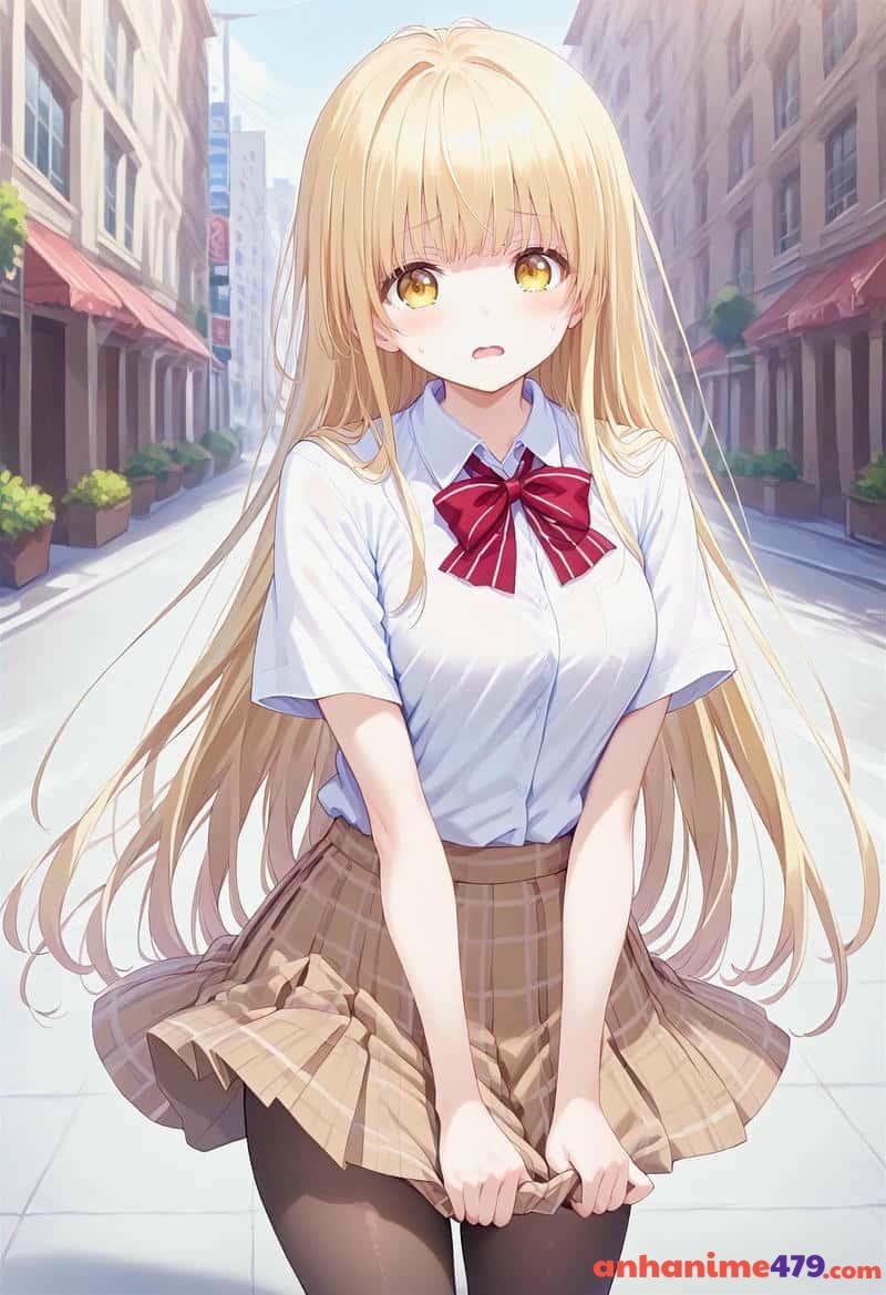 anime tóc vàng quyến rũ