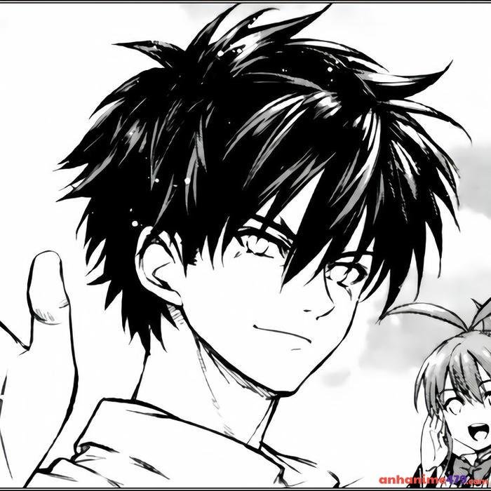 anime trắng đen cảm xúc