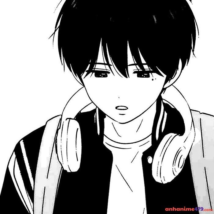 anime trắng đen đơn sắc