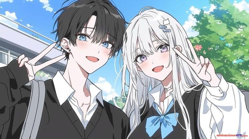 avatar đẹp đôi anime