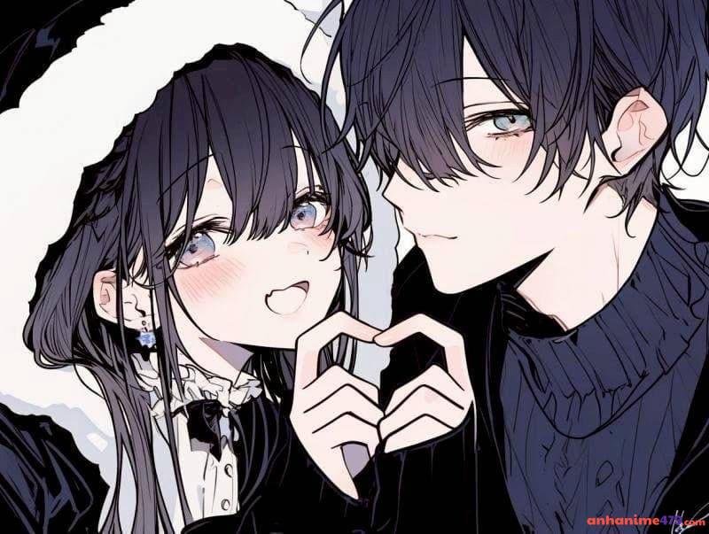 avatar đôi anime đáng yêu