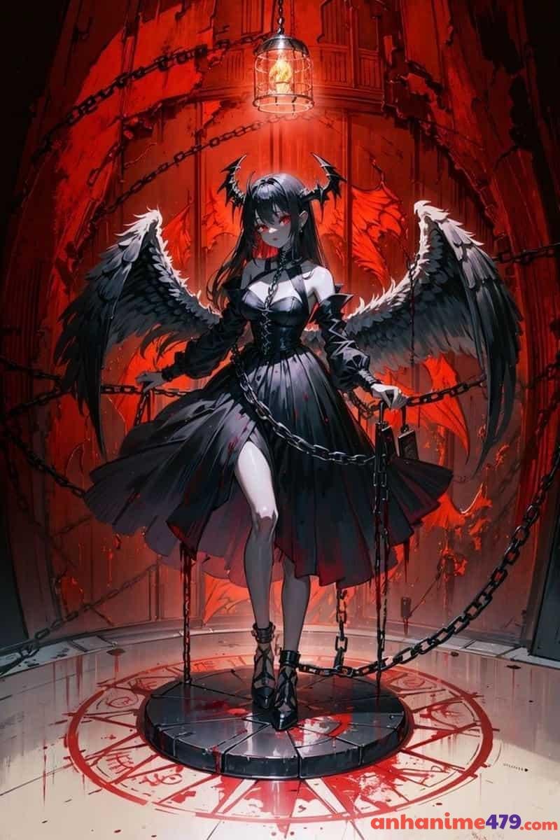 avt ảnh anime ác quỷ lạnh lùng