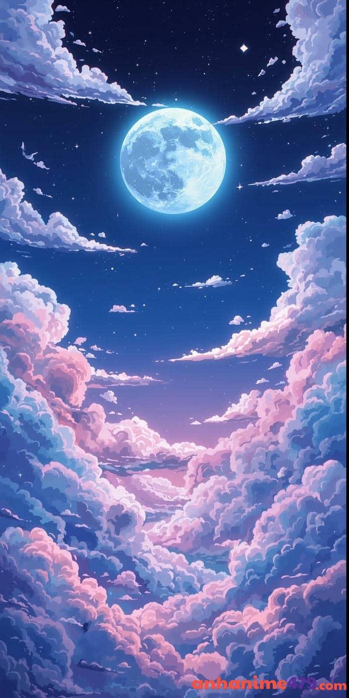 bầu trời anime bão