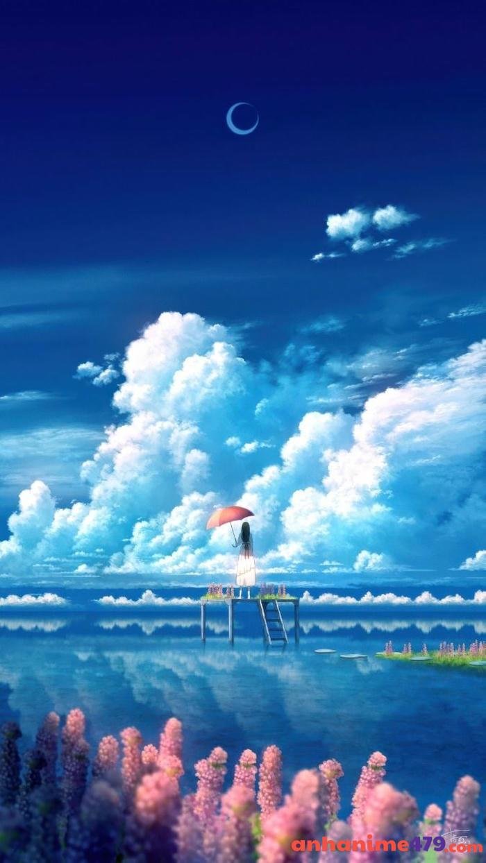 bầu trời anime rực (2)
