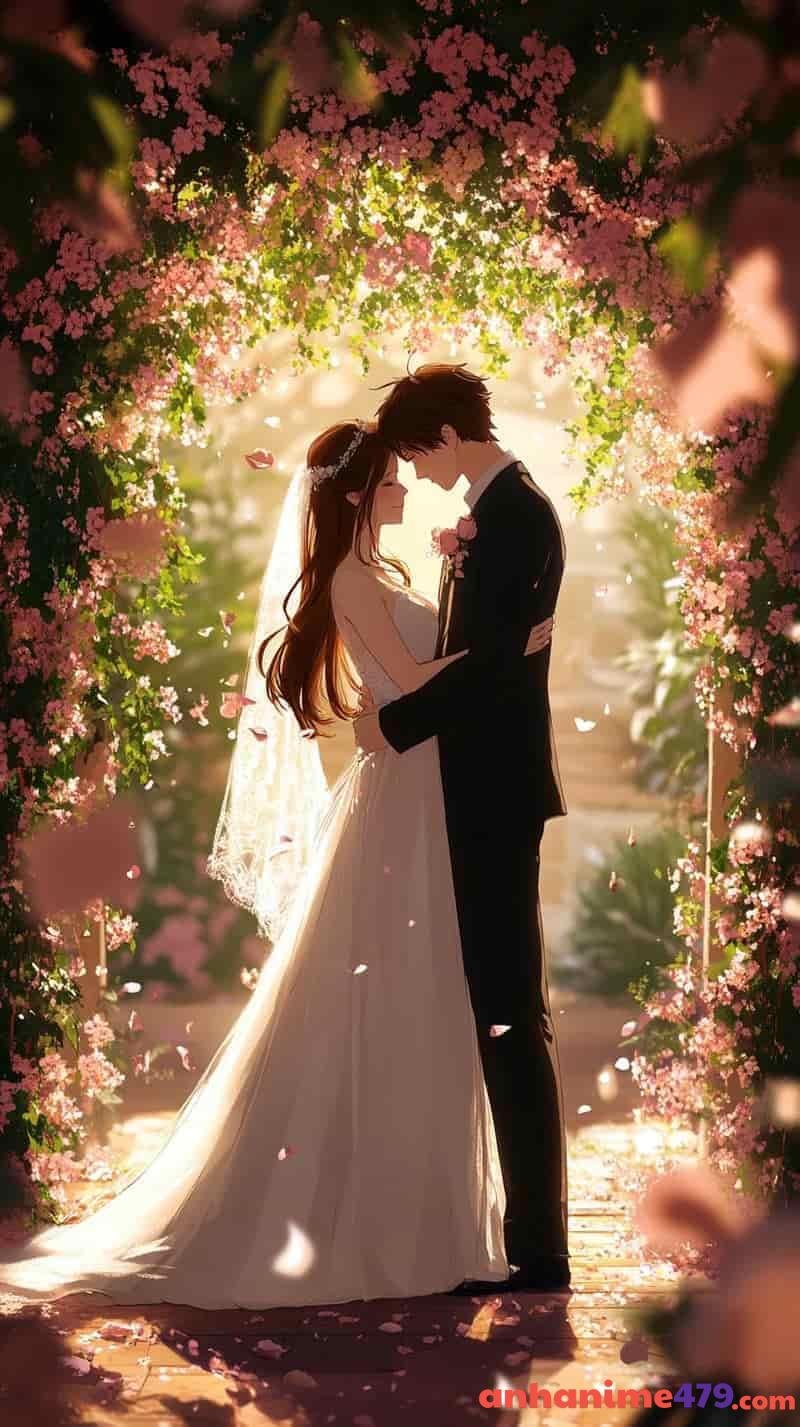 chụp hình cưới anime
