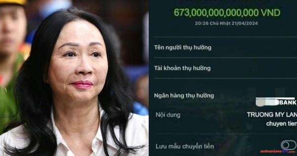 chuyển khoản của bà lan