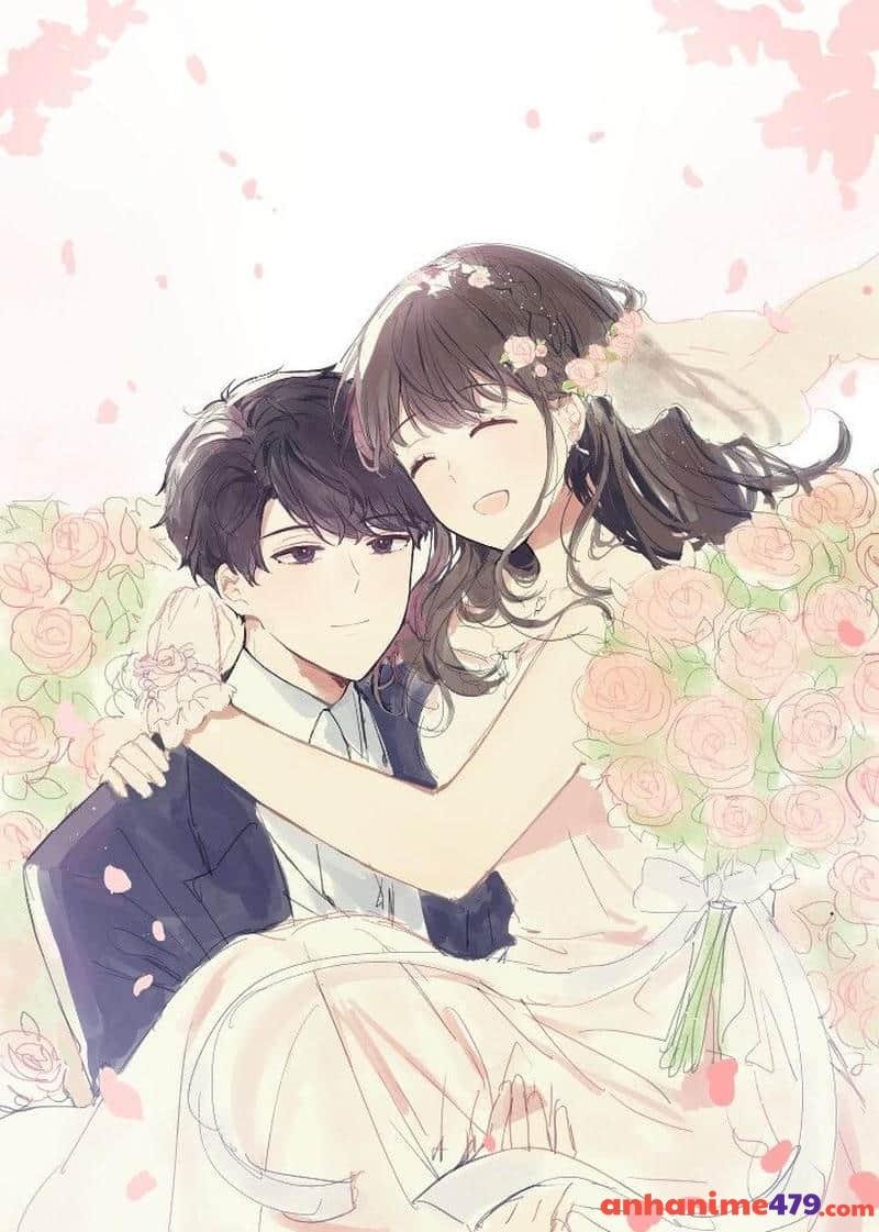 cô dâu chú rể anime cưới ảnh