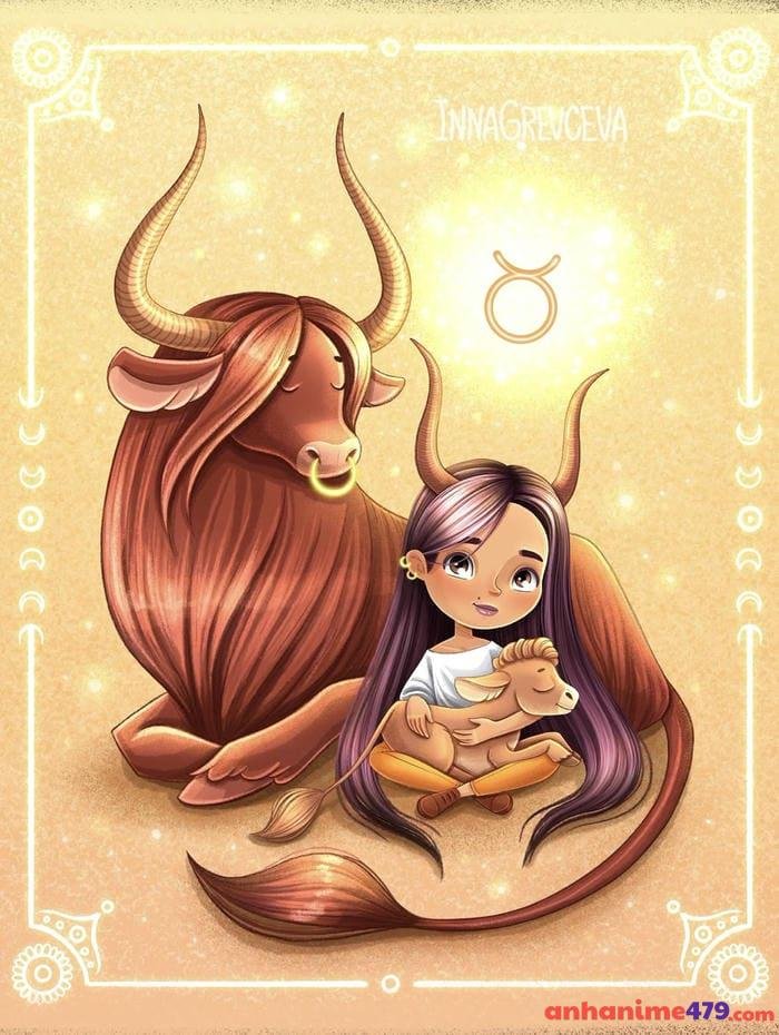 cô gái anime đại diện cho một chòm sao mạnh mẽ