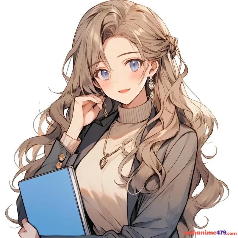 cô giáo anime ánh mắt hiền