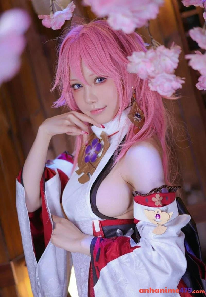 cosplay genshin impact yae miko