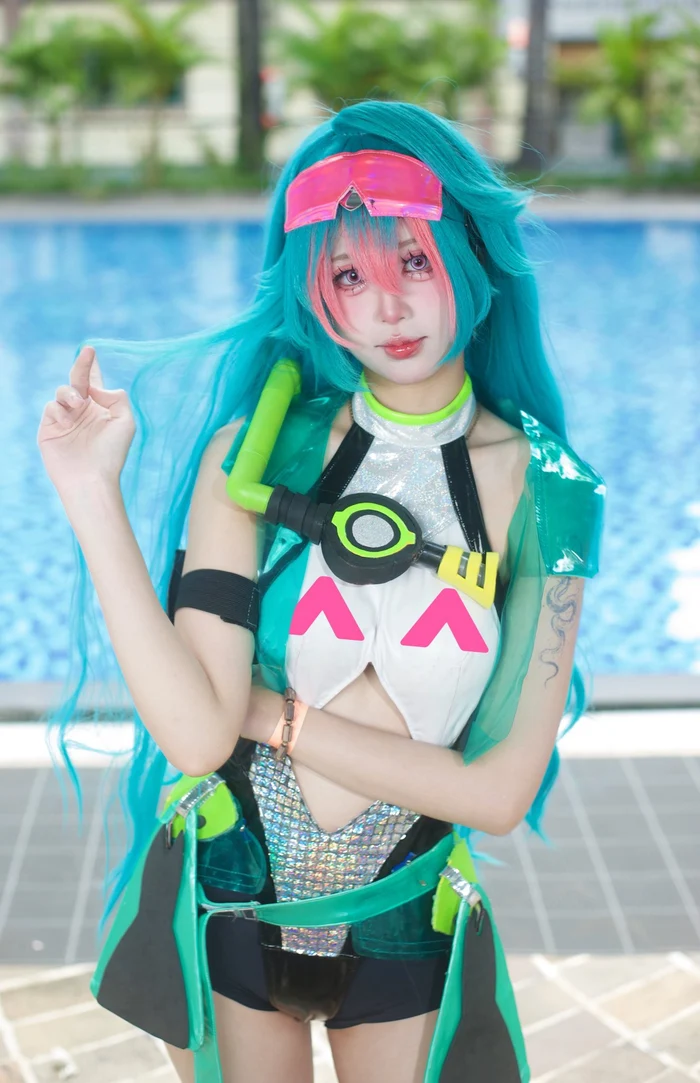 cosplay liên quân tiệc bãi biển