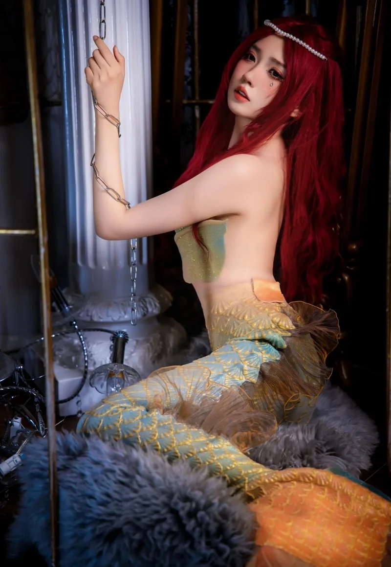 cosplay nàng tiên cá đáng yêu