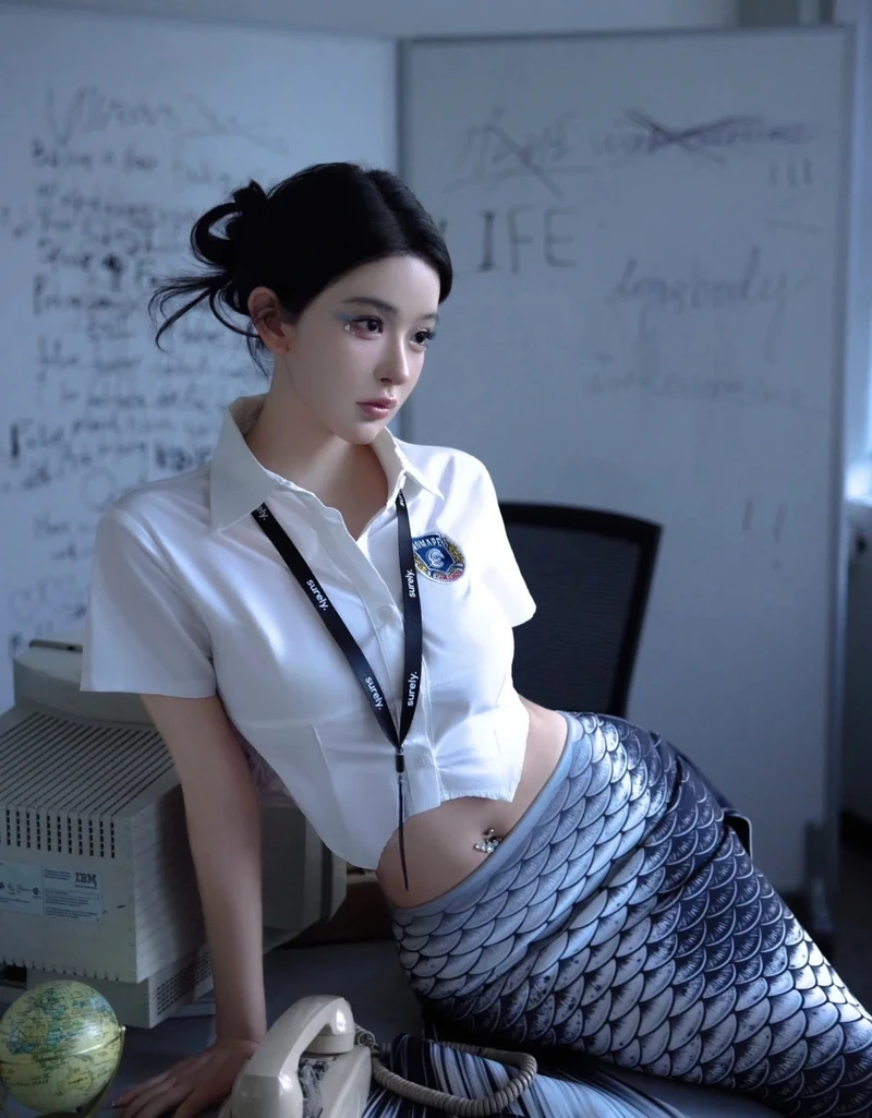 cosplay nàng tiên cá thời hiện đại