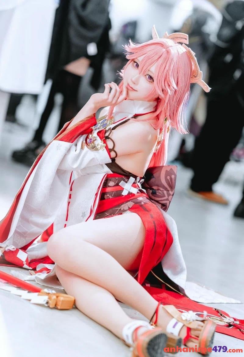cosplay yae miko 10