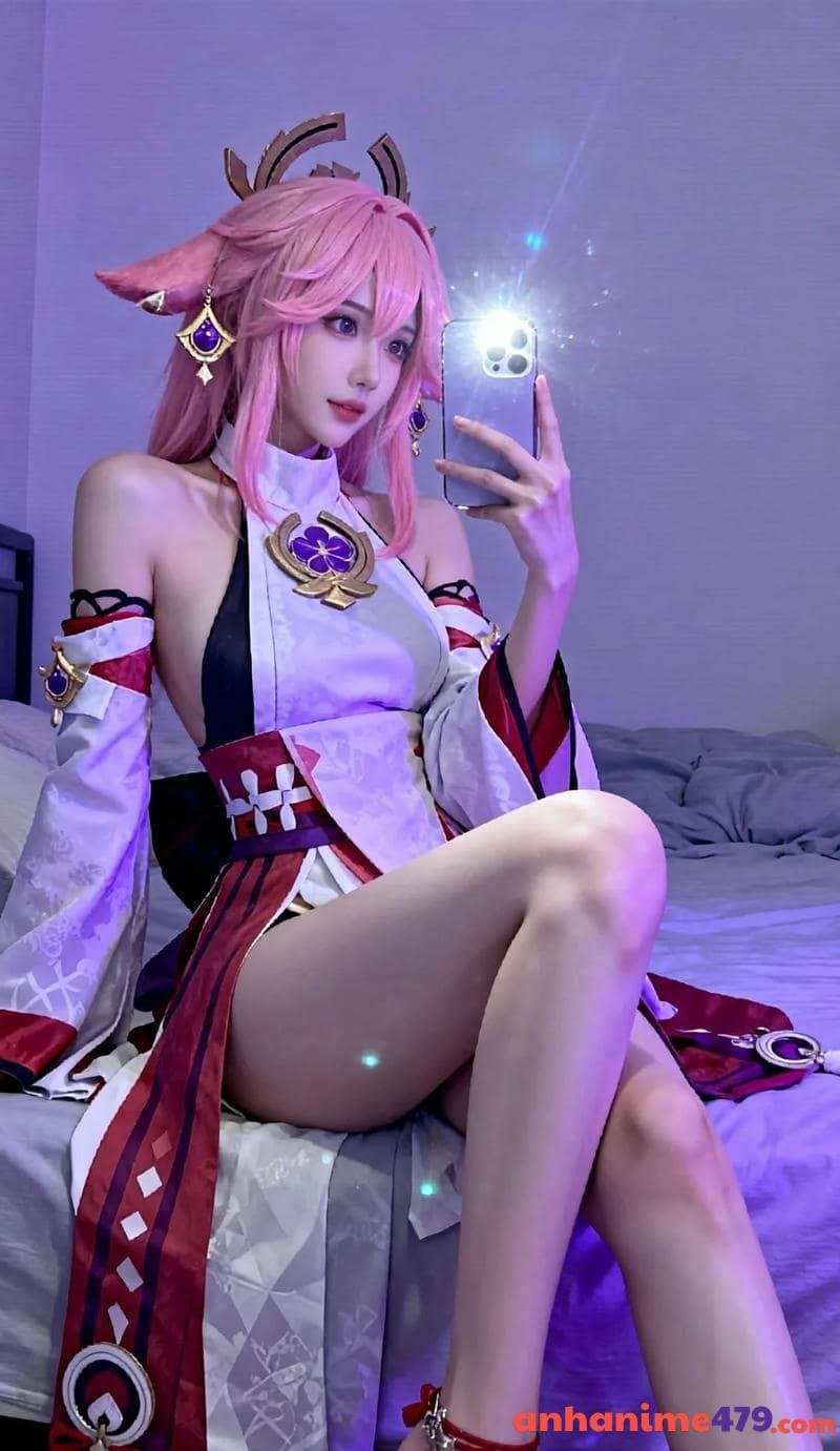 cosplay yae miko 13
