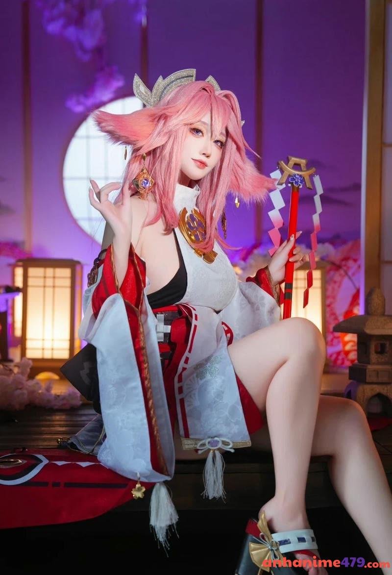 cosplay yae miko 32