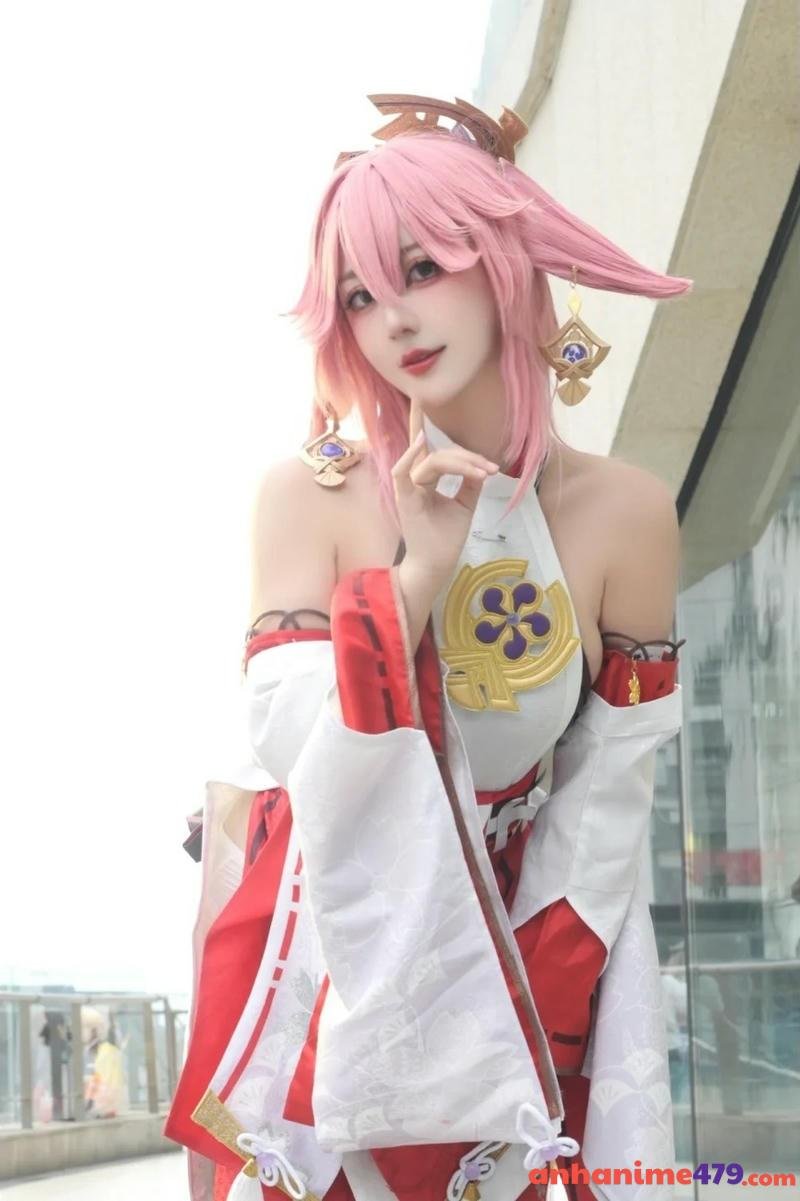 cosplay yae miko 4