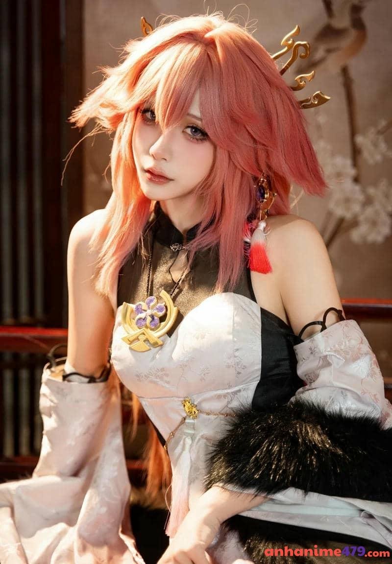cosplay yae miko 7