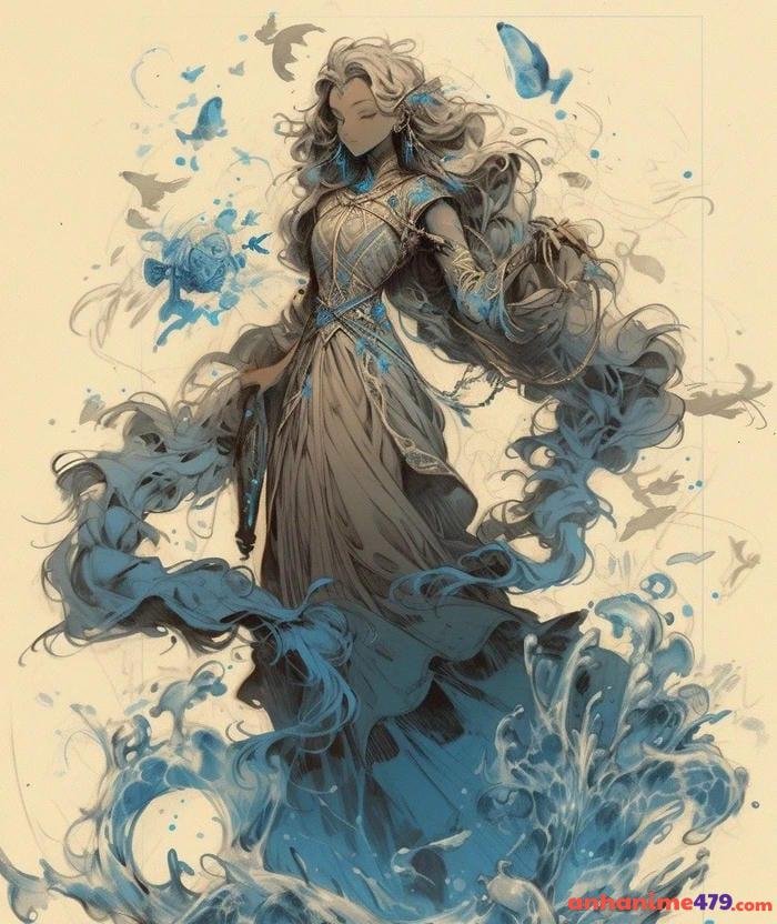 cung bảo bình nữ anime ánh mắt sâu