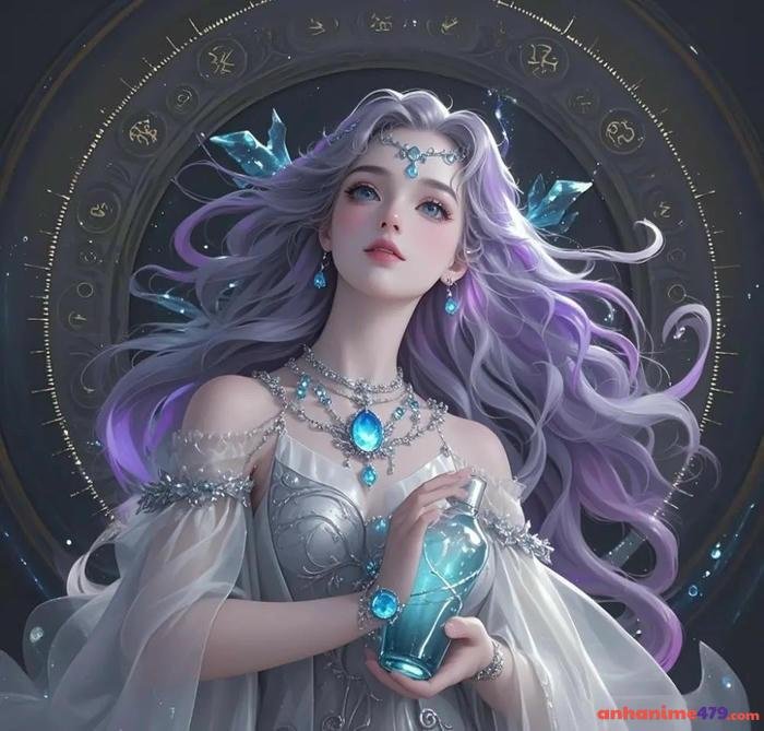 cung bảo bình nữ anime cá tính