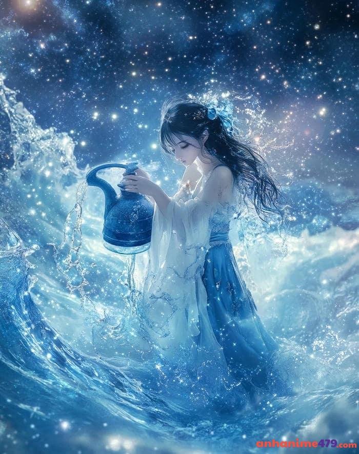 cung bảo bình nữ anime thanh lịch