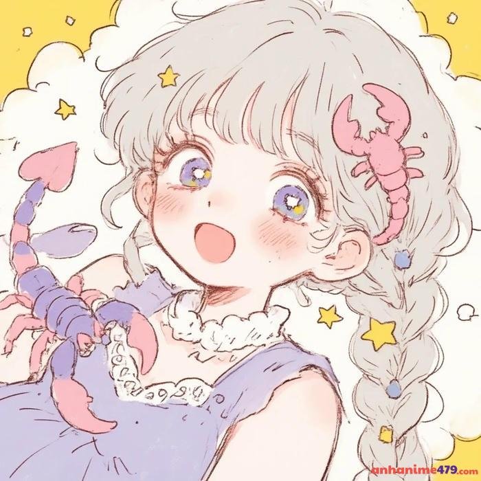 cung bọ cạp nữ anime đẹp cuốn hút