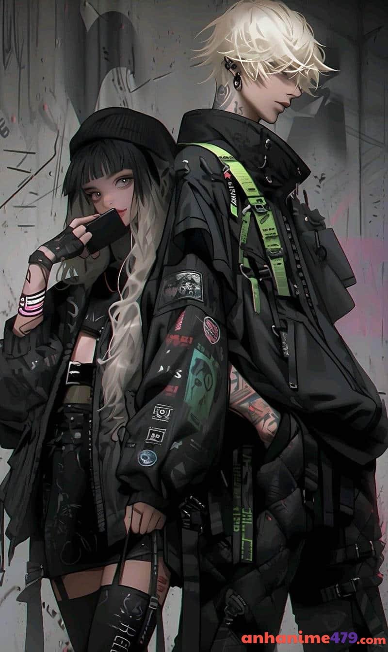 đôi anime ngầu hình nền