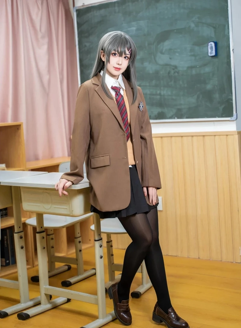 gái xinh cosplay học sinh