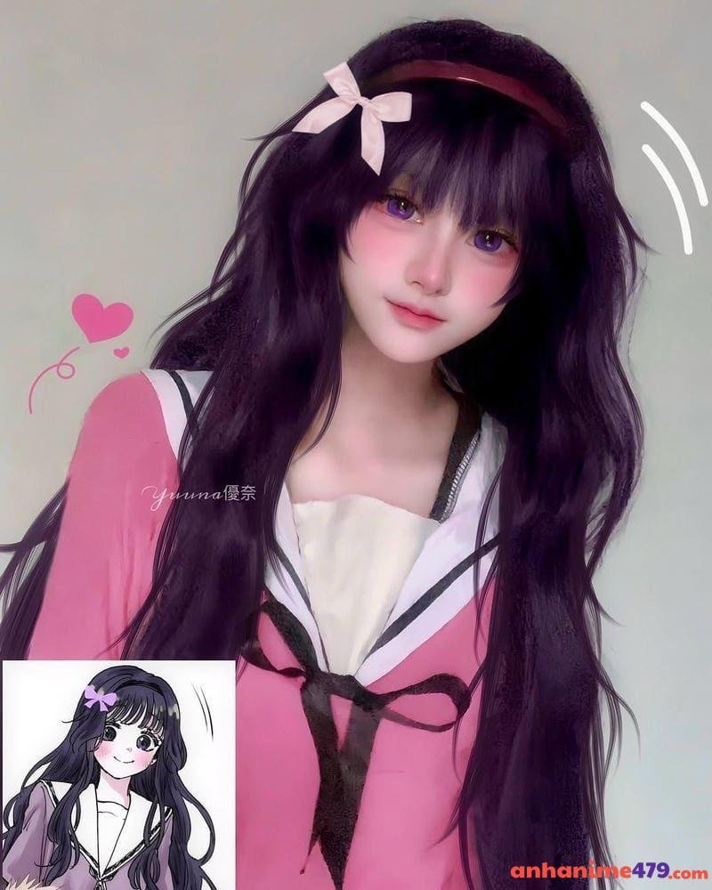 gái xinh cosplay nhân vật anime hình đẹp