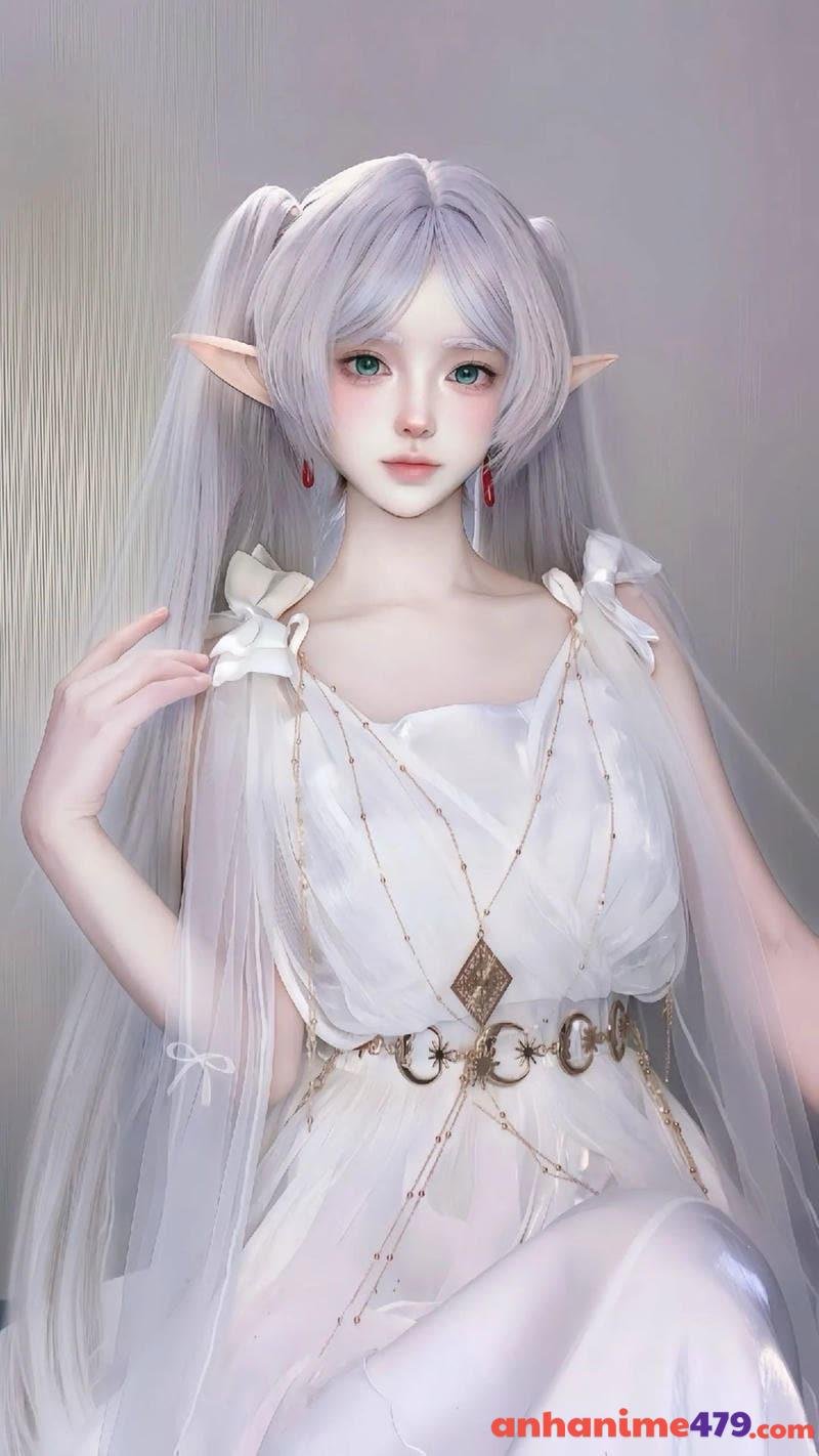 gái xinh cosplay nhân vật anime nền đẹp