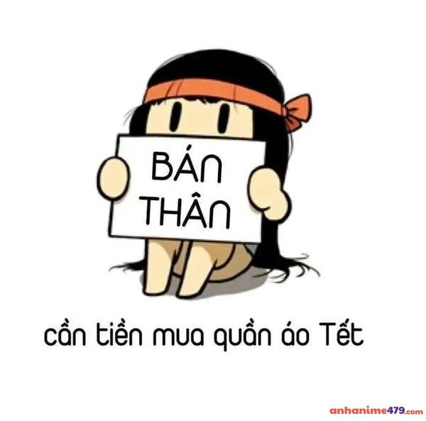 hết tiền meme bán thân