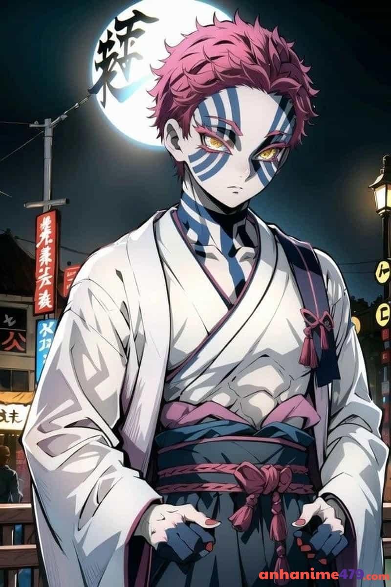hình ảnh Akaza anime