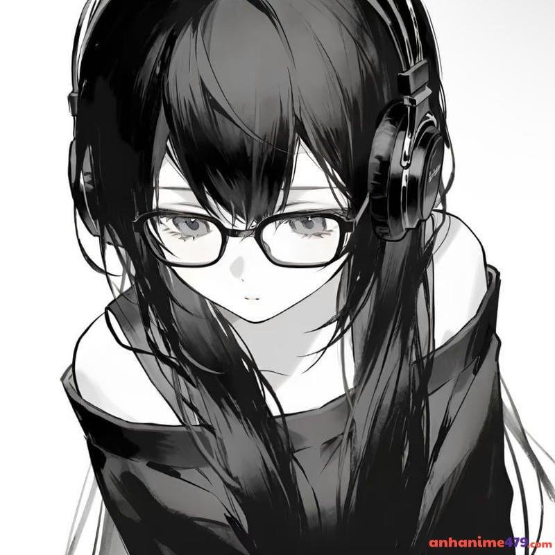 hình ảnh anime đeo kính