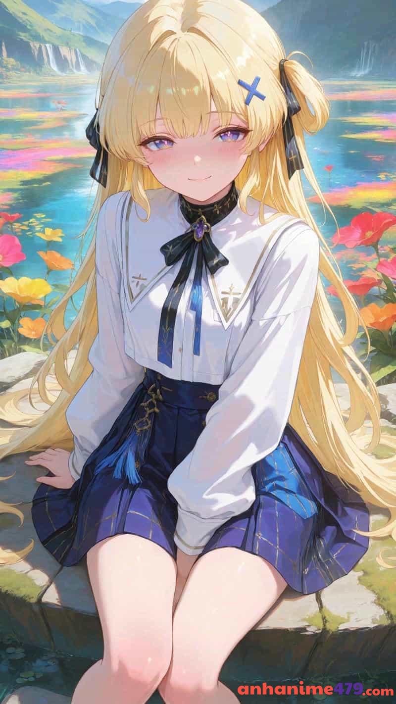 hình ảnh anime tóc vàng