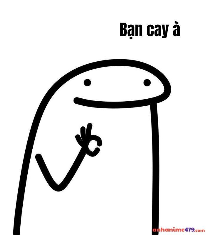 hình ảnh chế meme bạn cay à hài cute