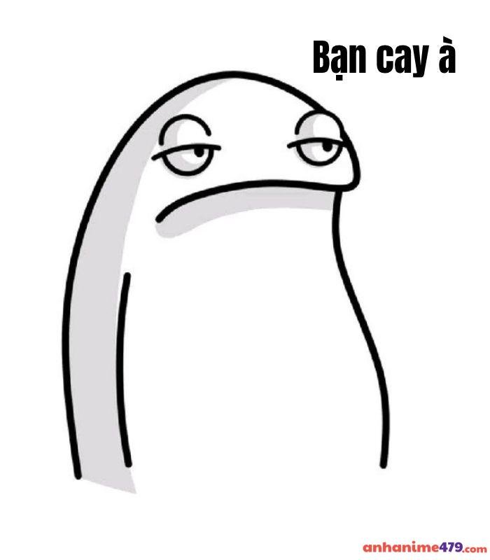 hình ảnh chế meme bạn cay à hài