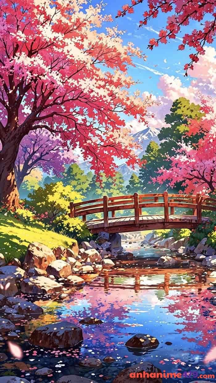 hình ảnh hoa đào lung linh