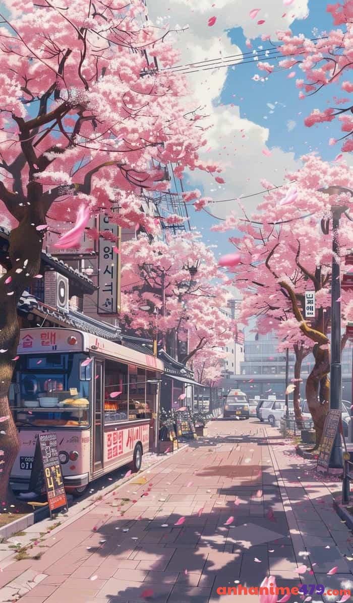 hình ảnh hoa đào thanh bình